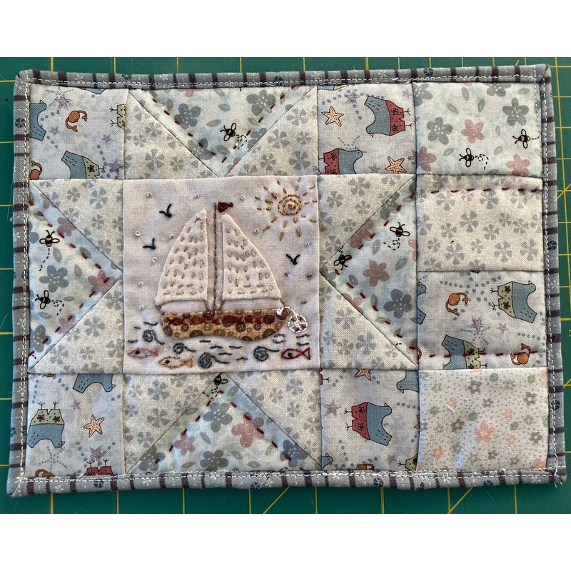 Nautical Mug Rug Kit