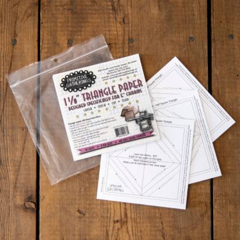 Notions 1-1/8in Triangle Charm Paper PRI-237