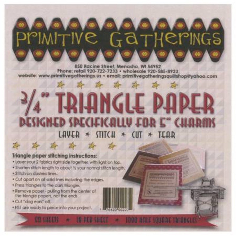 Notions 3/4in Triangle Paper For Charms PRI-227