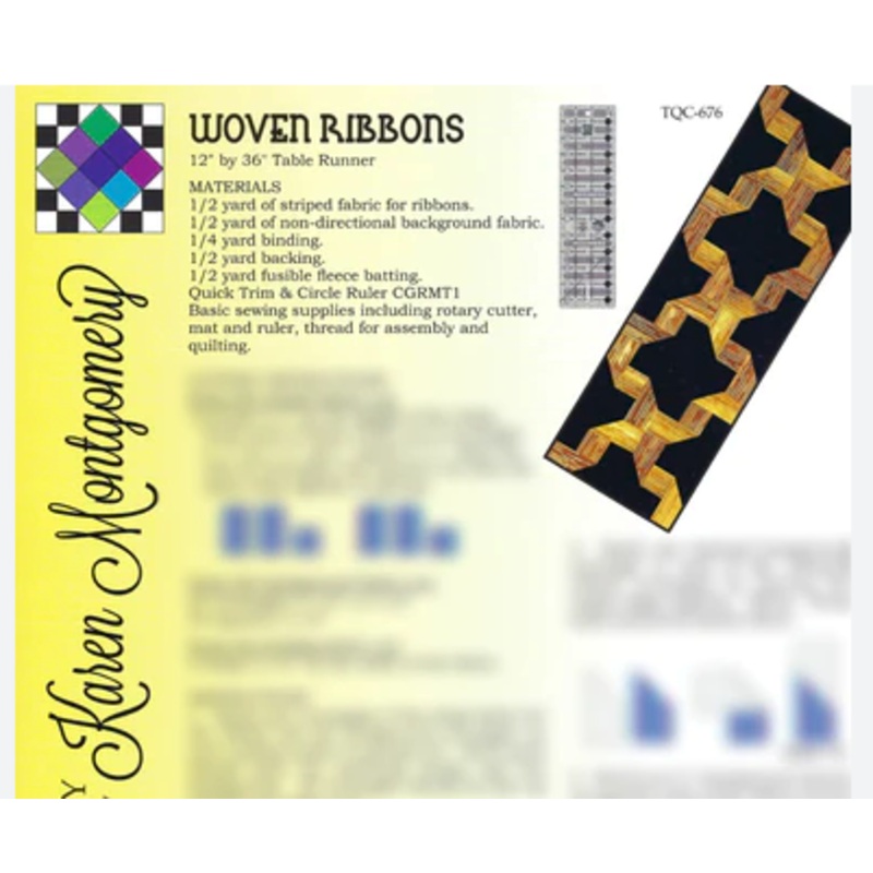 Pattern Karen Montgomery Woven Ribbons