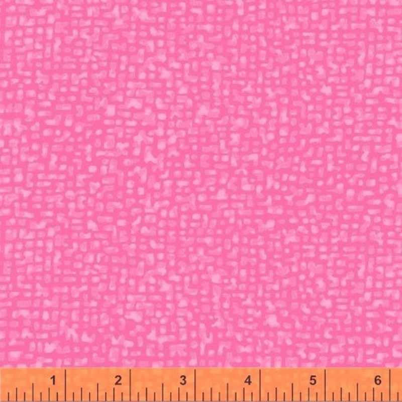 *Closeout Sale* Bedrock in Peony, Windham Fabrics, 16 (LAST PIECE)