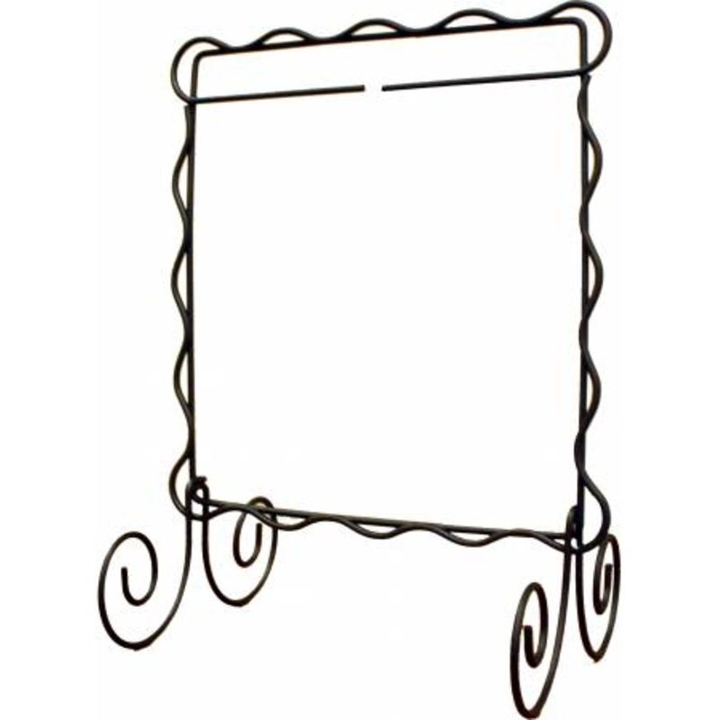 Notions 6in x 6in Scalloped Single Stand Charcoal