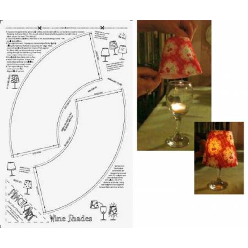 Notions Quiltsmart Wine Shades Interfacing Panel, Makes 4