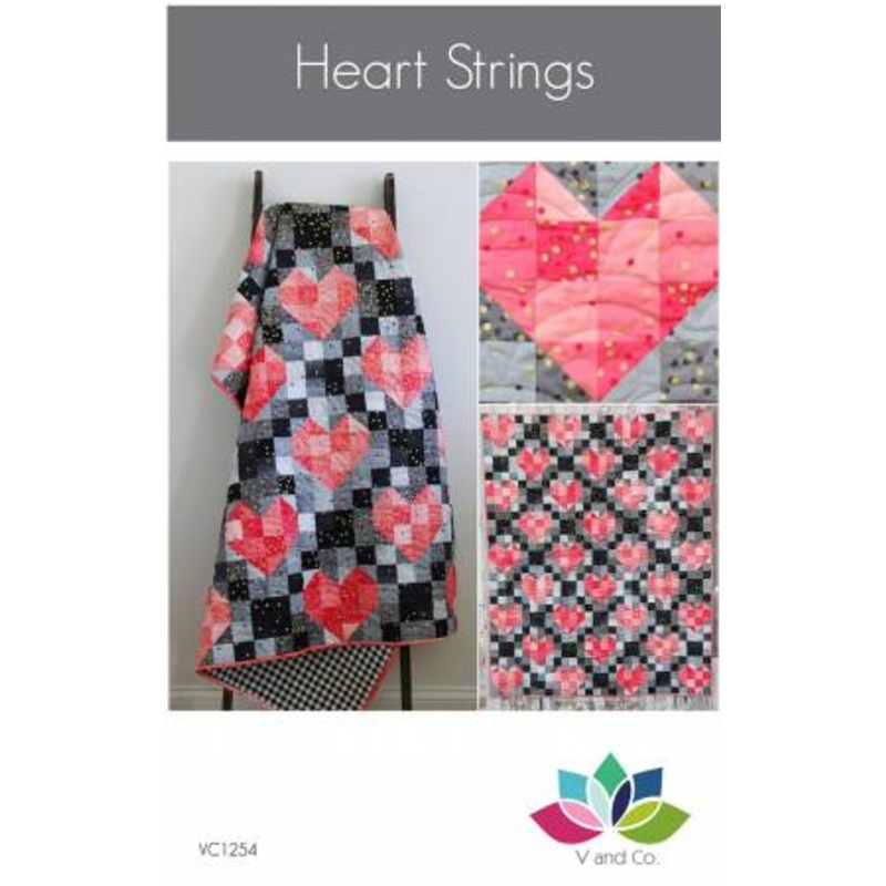 Pattern Heart Strings