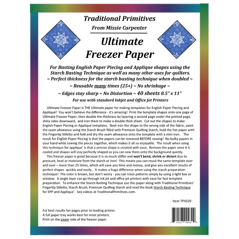 Ultimate Freezer Paper by Traditional Primitives, 40ct