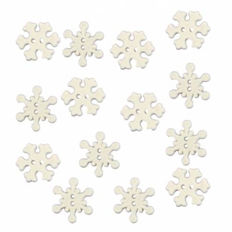 Notions Holiday Snowflake Buttons BG4748