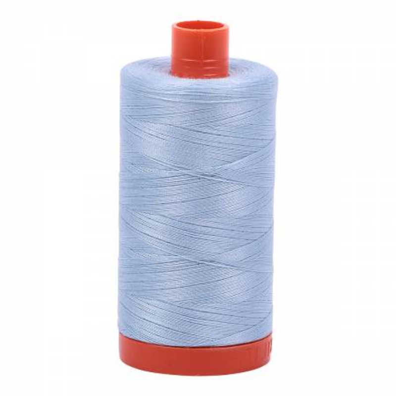 Thread- Aurifil Cotton 50wt 1422yds Light Robins Egg  - A1050-2710