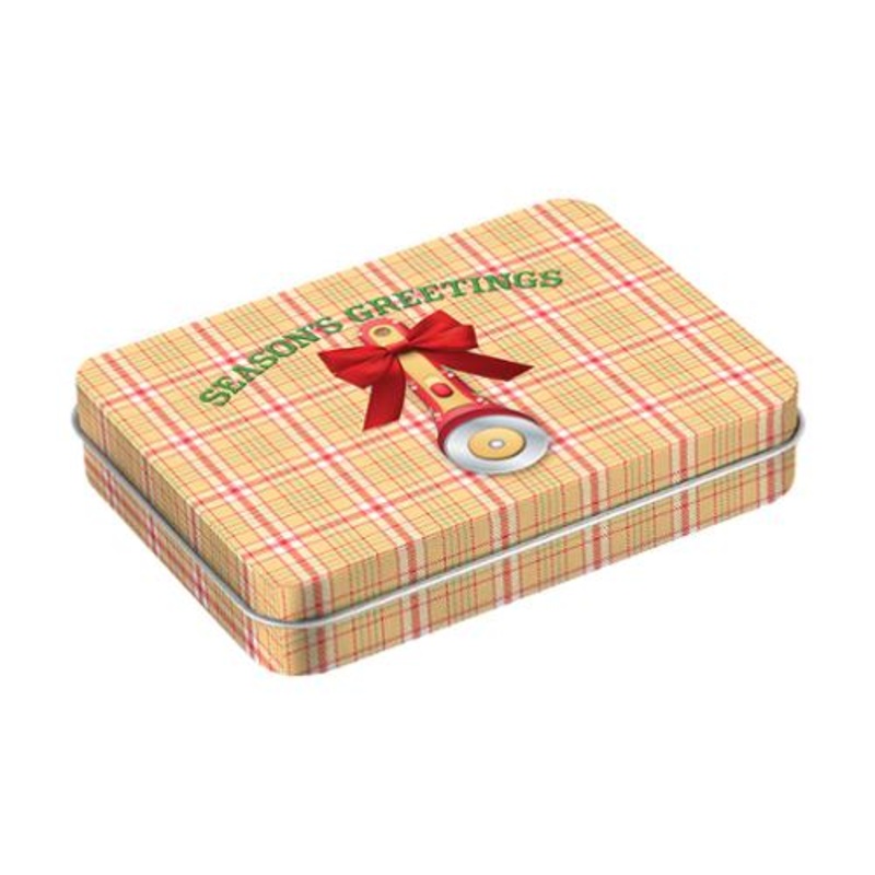 Gifts Tin Rotary Cutter - Seasons Greetings