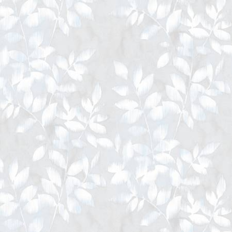 Fabric  - P&B Brushy Vines 108in Wide Back - Light Gray, Pale Blue - ARBW05665-LS