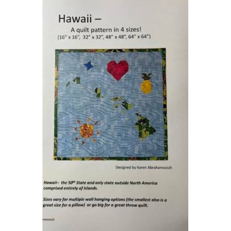 Pattern - Hawaii Quilt Pattern - KA-011