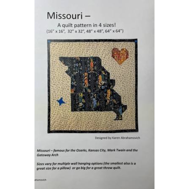 Pattern - Missouri Quilt - KA-025