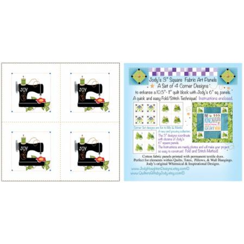 Set - Four 3in Sew Machines plus Instructions - AP3005