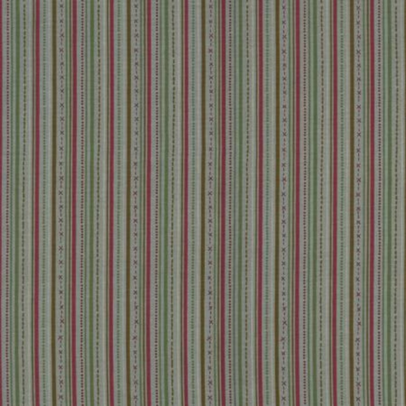 Winter Village - Stripe Green 2334-003 - Fat Quarter