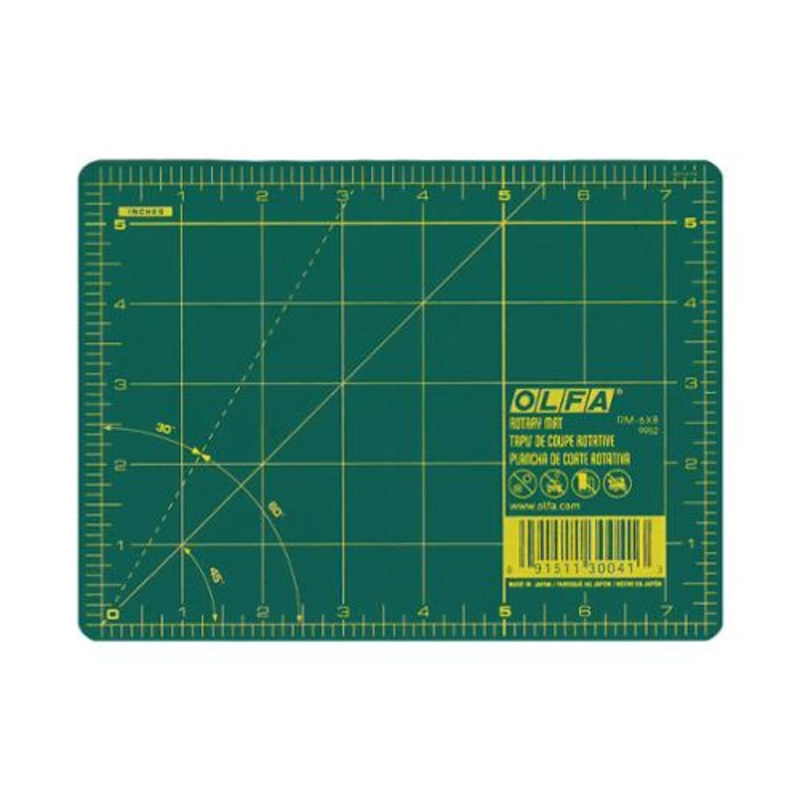 Olfa Mini Cutting Mat 6 x 8 - Green