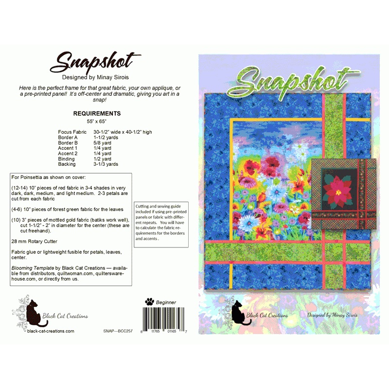 Pattern Black Cat Creations - Snapshot Quilt - BCC257 DIGITAL DOWNLOAD
