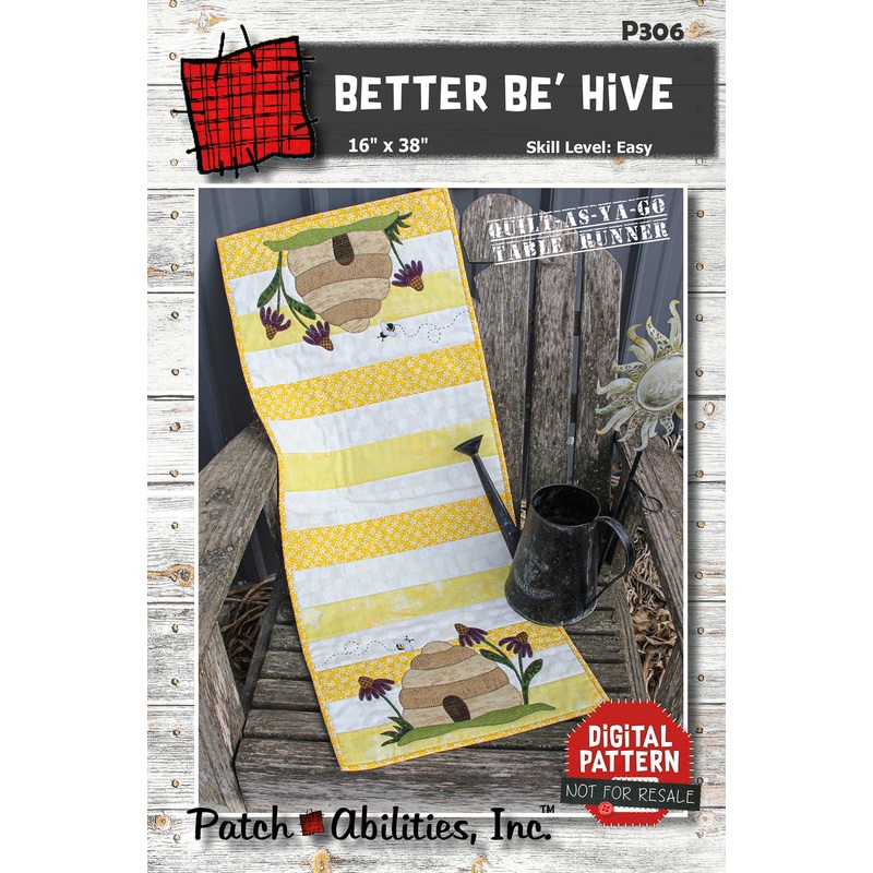 Pattern Patch-Abilities Better Be'Hive Runner P306 - DIGITAL DOWNLOAD