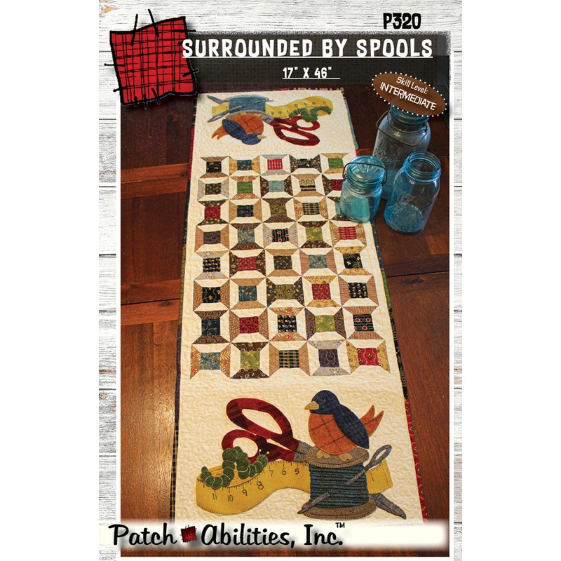 Pattern Patch-Abilities Surrounded by Spools Runner P320 - DIGITAL DOWNLOAD