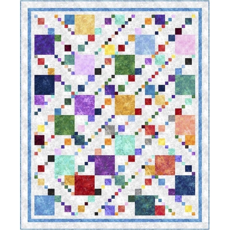 Pattern Pine Tree Country Quilts - Chroma Confetti PTNP006 - DIGITAL DOWNLOAD