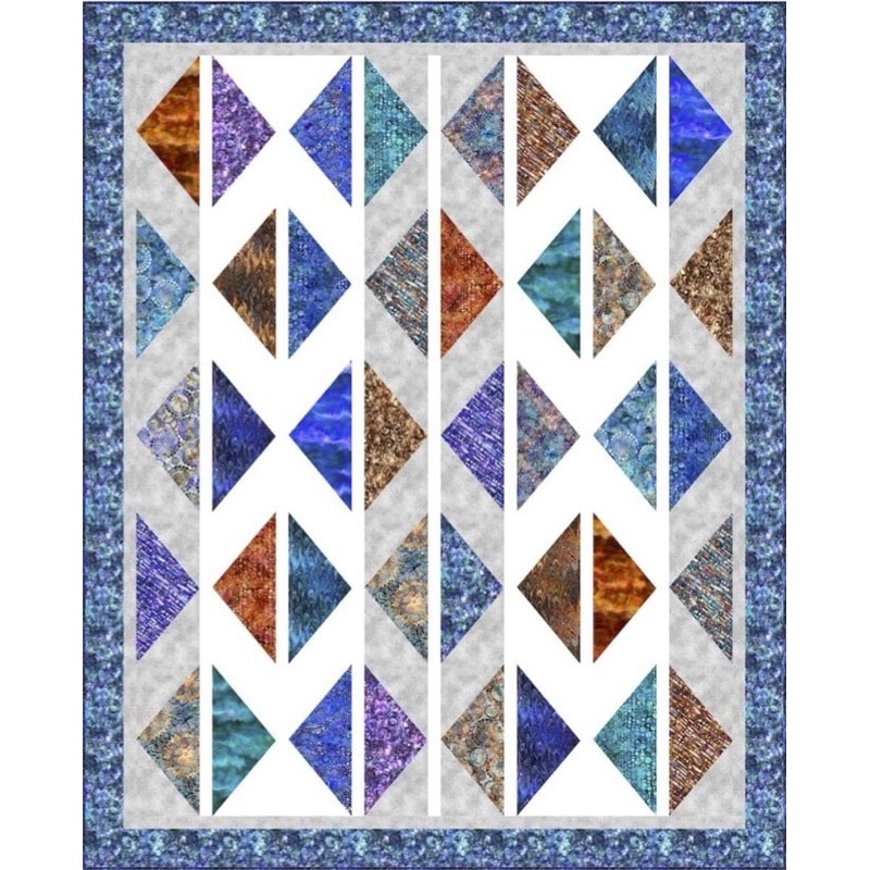 Pattern Pine Tree Country Quilts - Diamonds Split PT1984 - DIGITAL DOWNLOAD