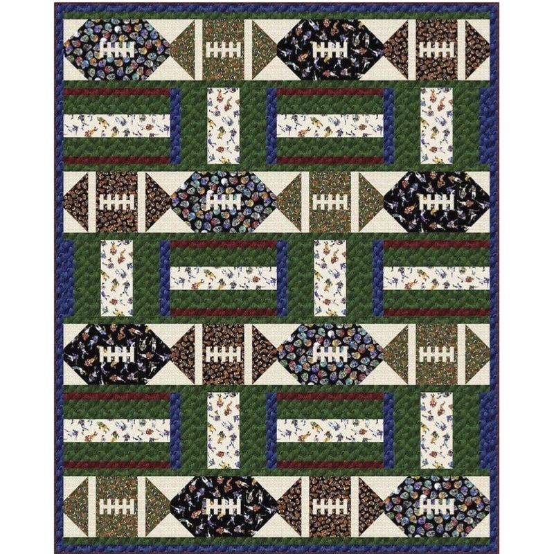 Pattern Pine Tree Country Quilts - Game Day PT1829 - DIGITAL DOWNLOAD