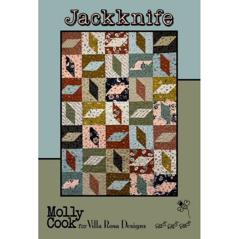Pattern Villa Rosa Jackknife Quilt VRDMC136 - DIGITAL DOWNLOAD