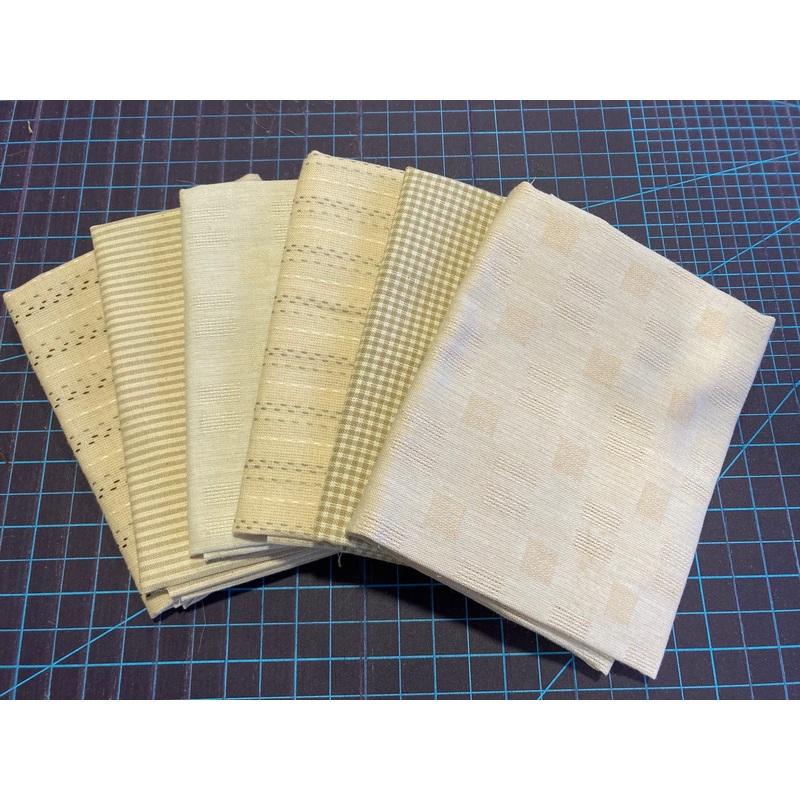 Yarn Dye Neutral bundle - Fat 1/4's (6pcs)