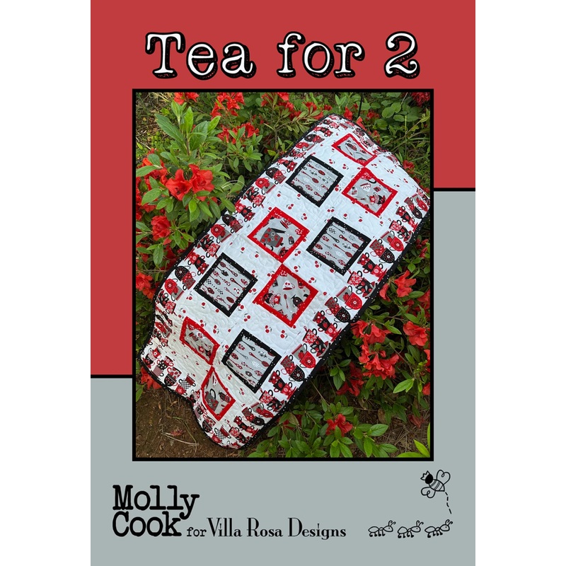 Pattern Villa Rosa Tea for 2 Runner VRDMC142 - DIGITAL DOWNLOAD