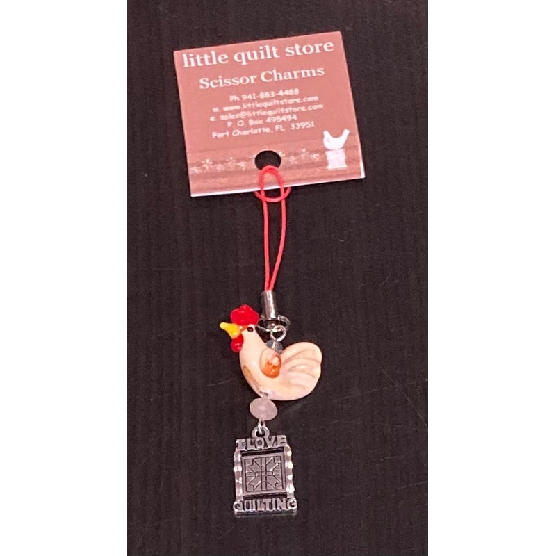 Scissor Charm - Chicken
