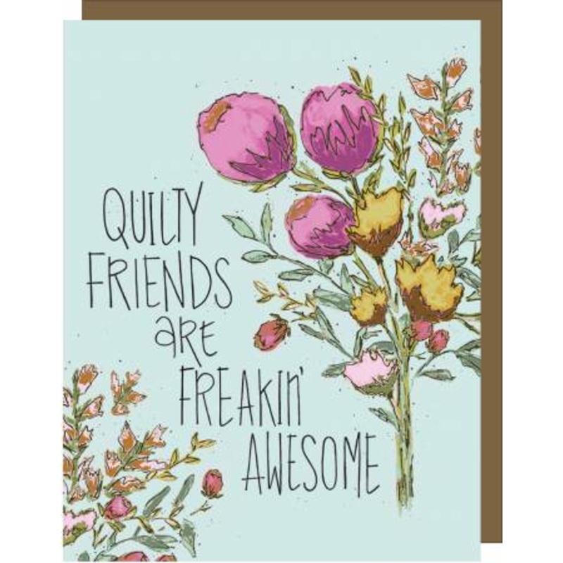 Gifts Greeting Card Quilty Friends