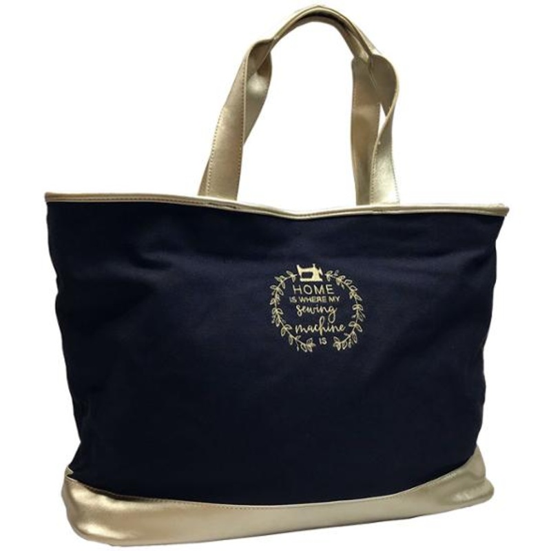 Gifts - Tote Bag - Home is Where my Sewing Machine Is - Black - M732VL