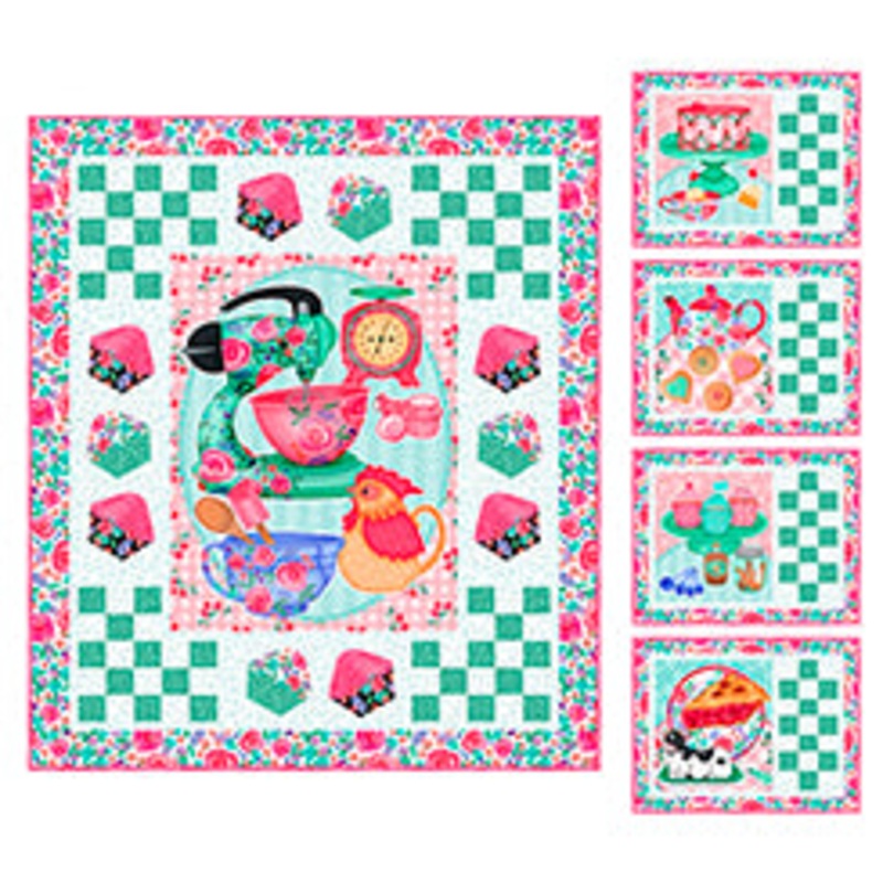 Kit - Baker's Dozen Dessert Time - Wall Hanging & Placemats KIT-4294A