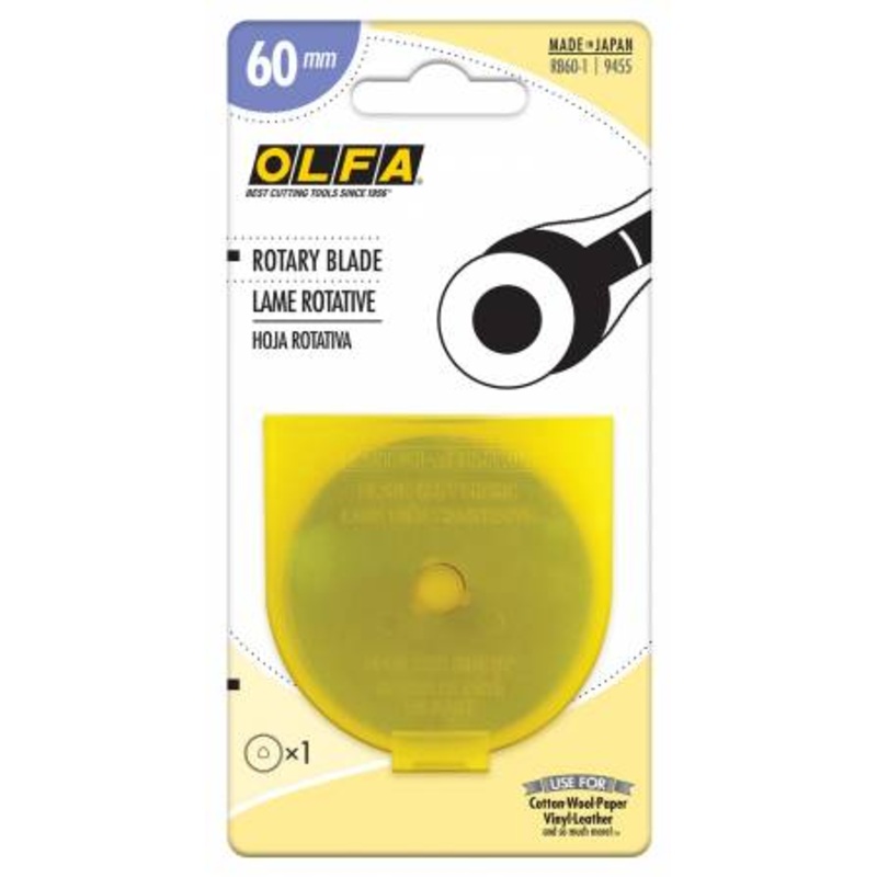 Notions Olfa Rotary Blade 60mm, 1ct RB60-1