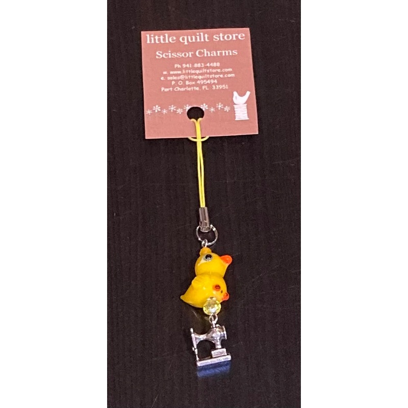 Scissor Charm - Duck