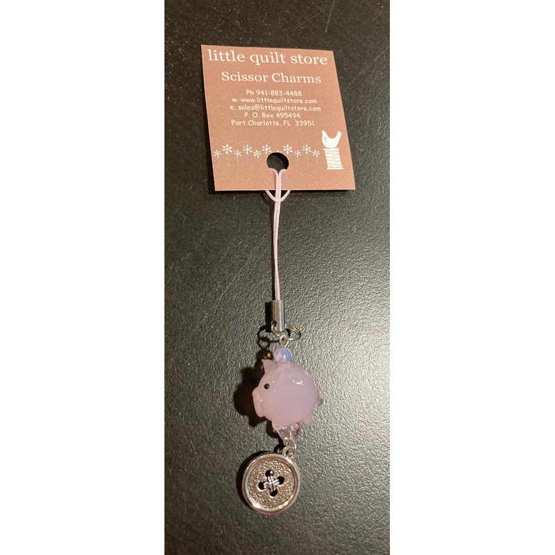 Scissor Charm - Pig