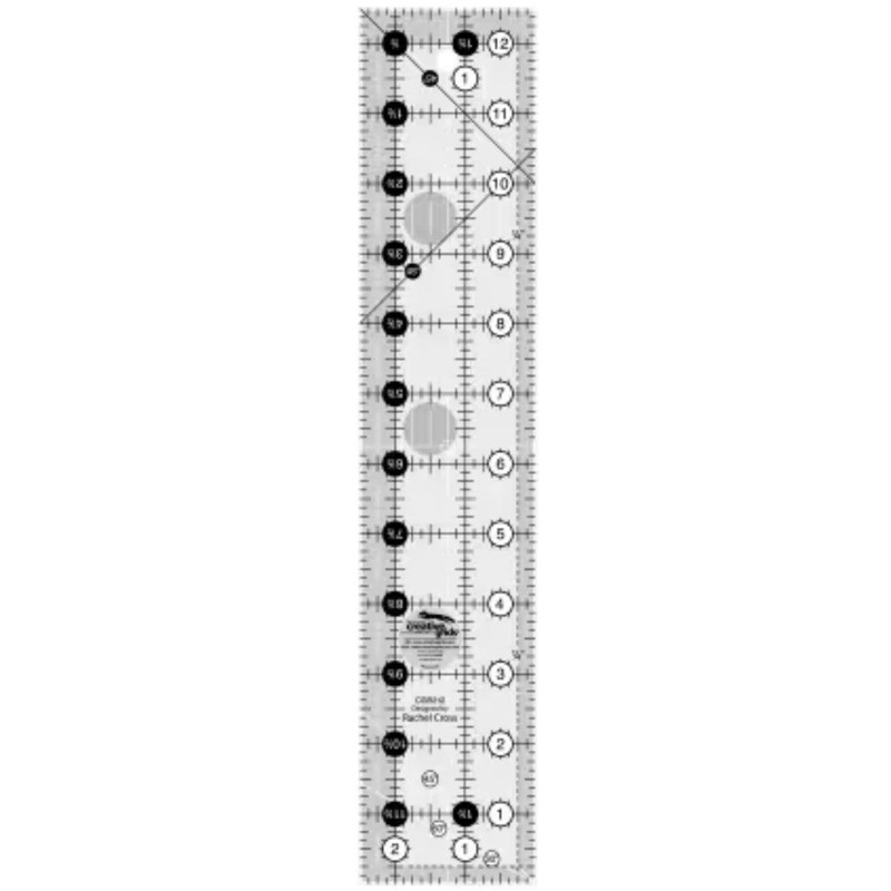 Creative Grids Quilt Ruler 2-1/2in x 12-1/2in Rectangle