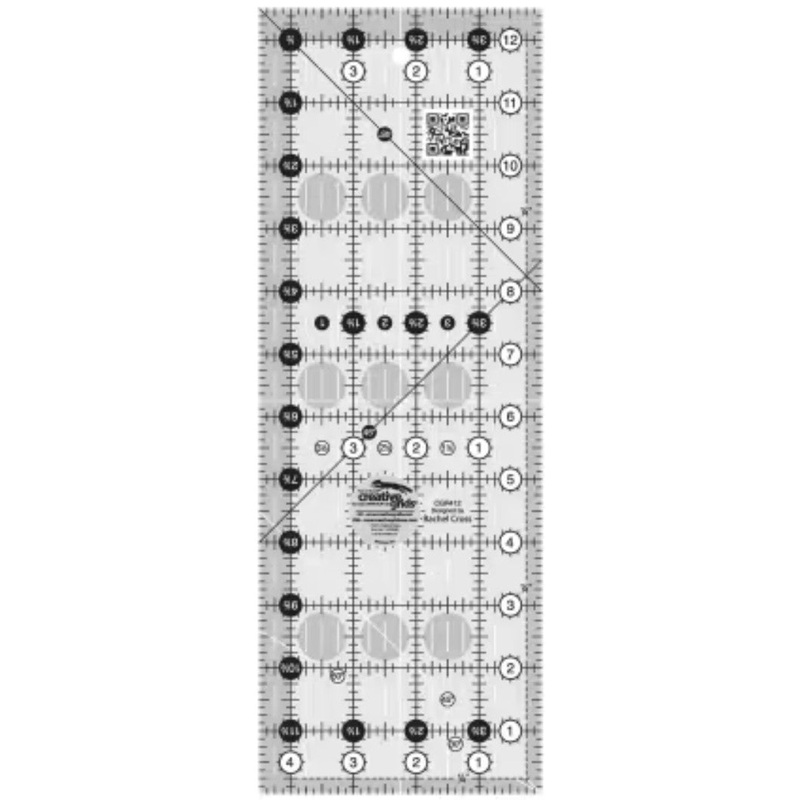 Creative Grids Quilt Ruler 4-1/2in x 12-1/2in