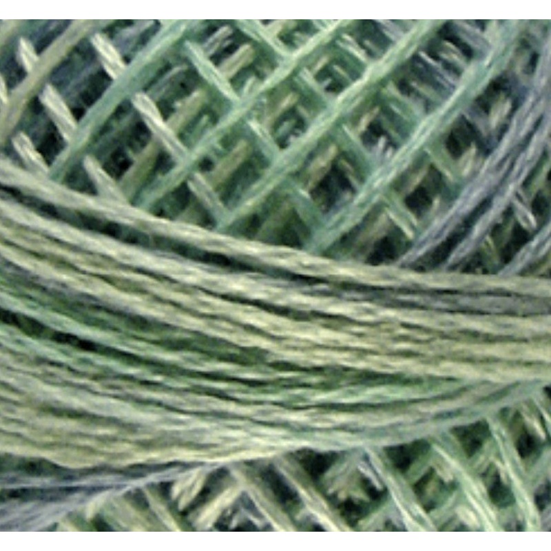 M24 - Water Reflections - lt. blues, teals, greens - 3-Strand Cotton Floss