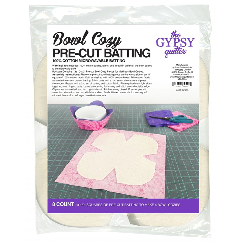 Notions - Bowl Cozy Pre-Cut Batting 8ct - TGQ036