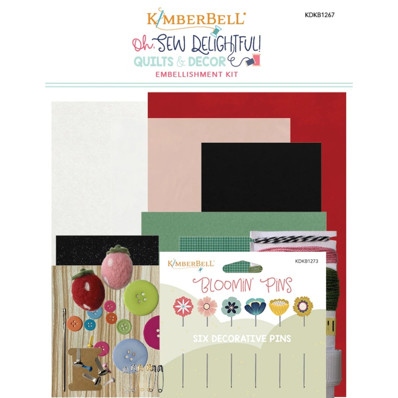 Notions Kimberbell Oh Sew Delightful Embellishment Kit KDKB1267