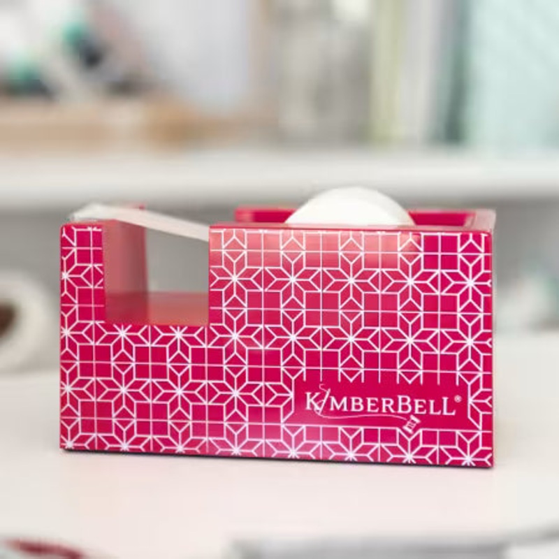 Notions Kimberbell Paper Tape Dispenser Cranberry Star KDTL114