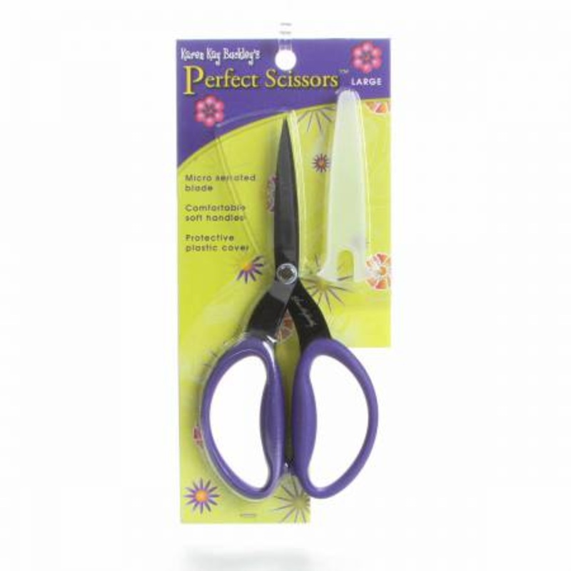 Notions Perfect Scissors Karen Kay Buckley 7 1/2 inch Large Purple KKBPSL