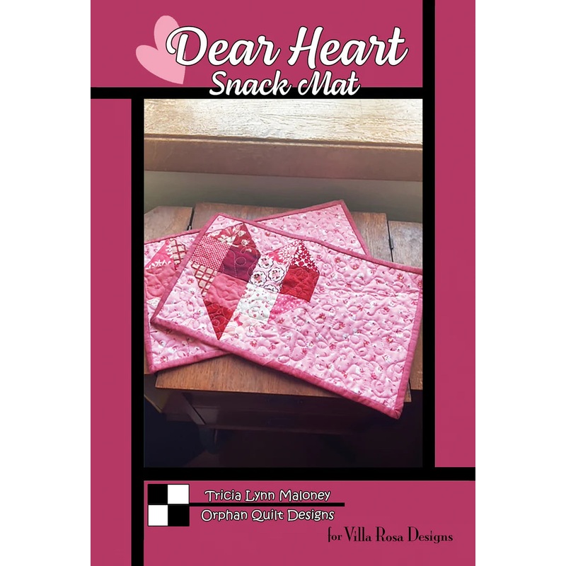 Pattern Villa Rosa - Dear Heart Snack Mat VRDOQ115 - DIGITAL DOWNLOAD