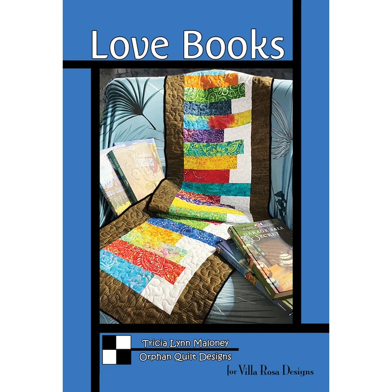 Pattern Villa Rosa - Love Books Runner VRDOQ114 - DIGITAL DOWNLOAD