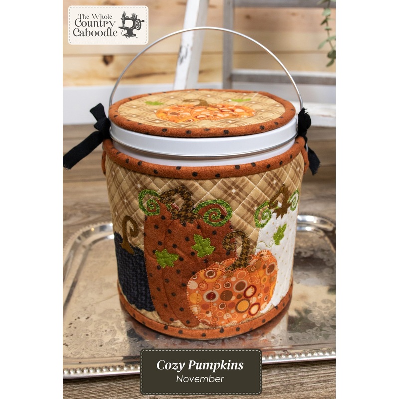 Kit Cozy Canister - Cozy Pumpkins SEWING VERSION