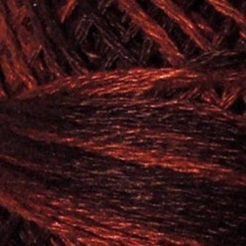 Valdani O547 Burnt Chocolate - dark browns, black- 3-Strand Cotton Floss