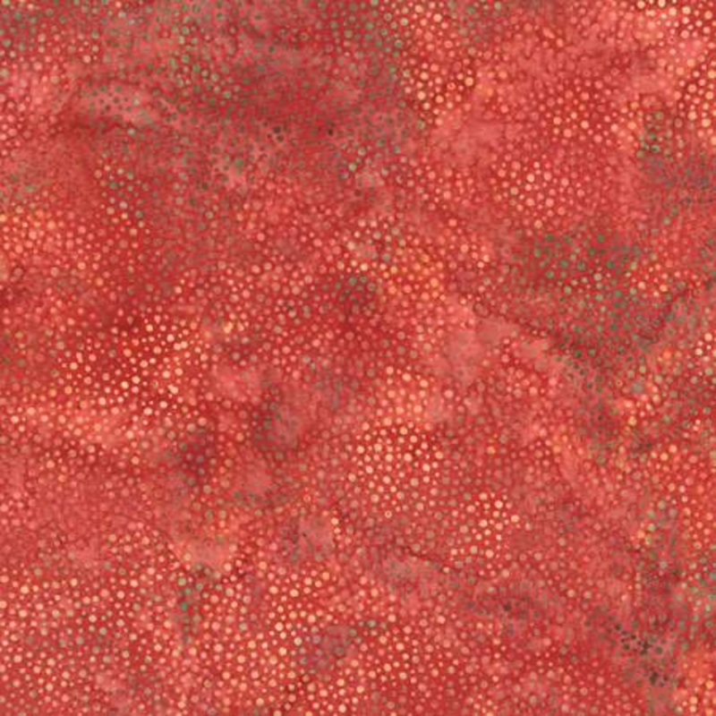 Fabric - Hoffman Batik Bali Dot - Nasturtium - 885H-469