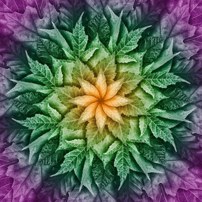 Hoffman Big Dream Leaf by Jeanie Sumrall-Ajero | Dragonfly   324