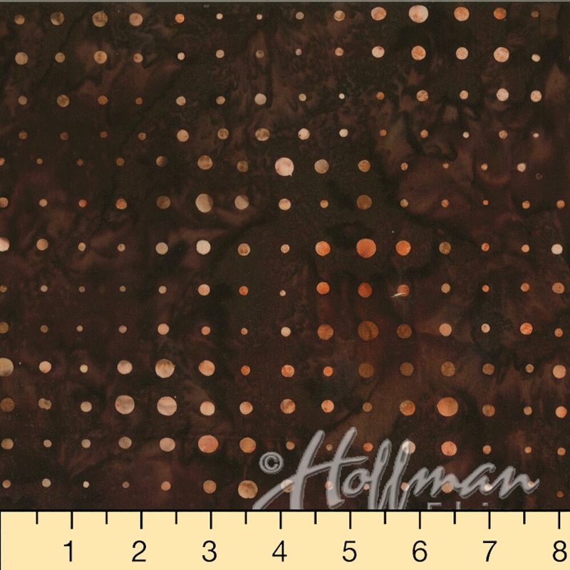 Hoffman Dot grid - Havana