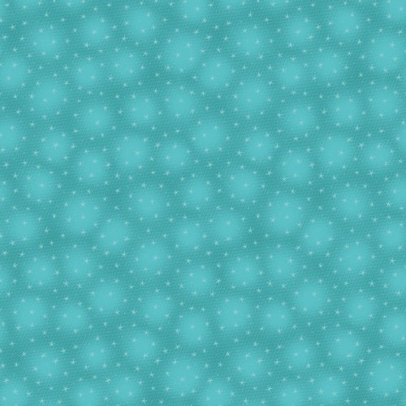 Starlet - Teal & White Basic by Blank Quilting  6383