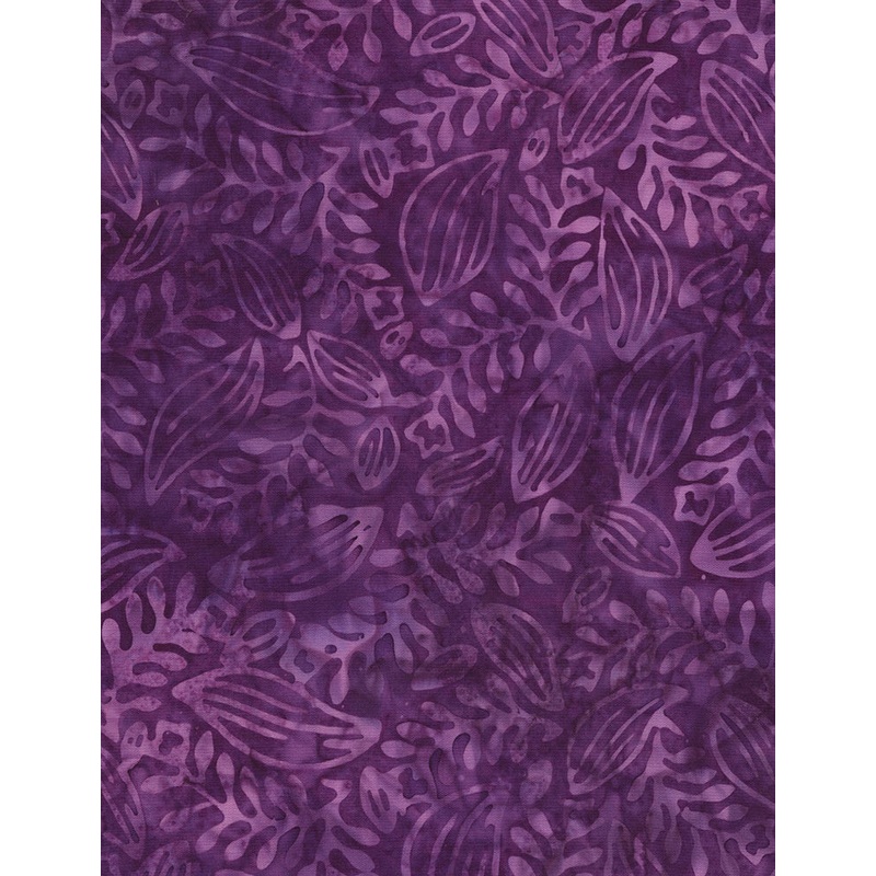 Timeless Treasures - Herb Batik - Tonga Purple  B-6469
